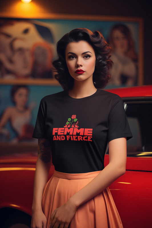 Miss Minimalism Femme and Fierce Roundneck T-Shirt