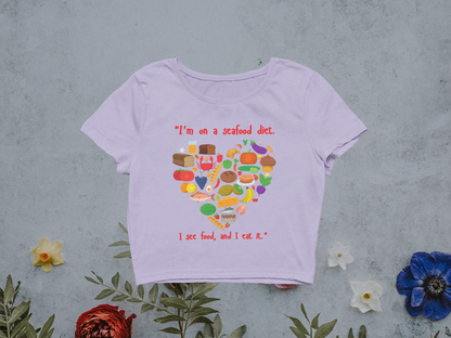 Miss Minimalism "Seafood Diet" Crop Top