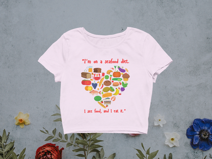 Miss Minimalism "Seafood Diet" Crop Top