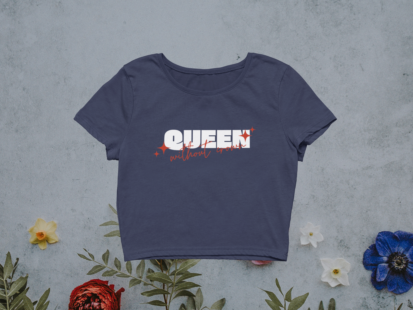 Miss Minimalism Queen Without Crown - Croptop