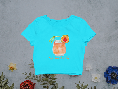 Miss Minimalism Sip back and Relax - Crop Top