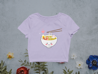 Miss Minimalism Ramen Love Crop Top