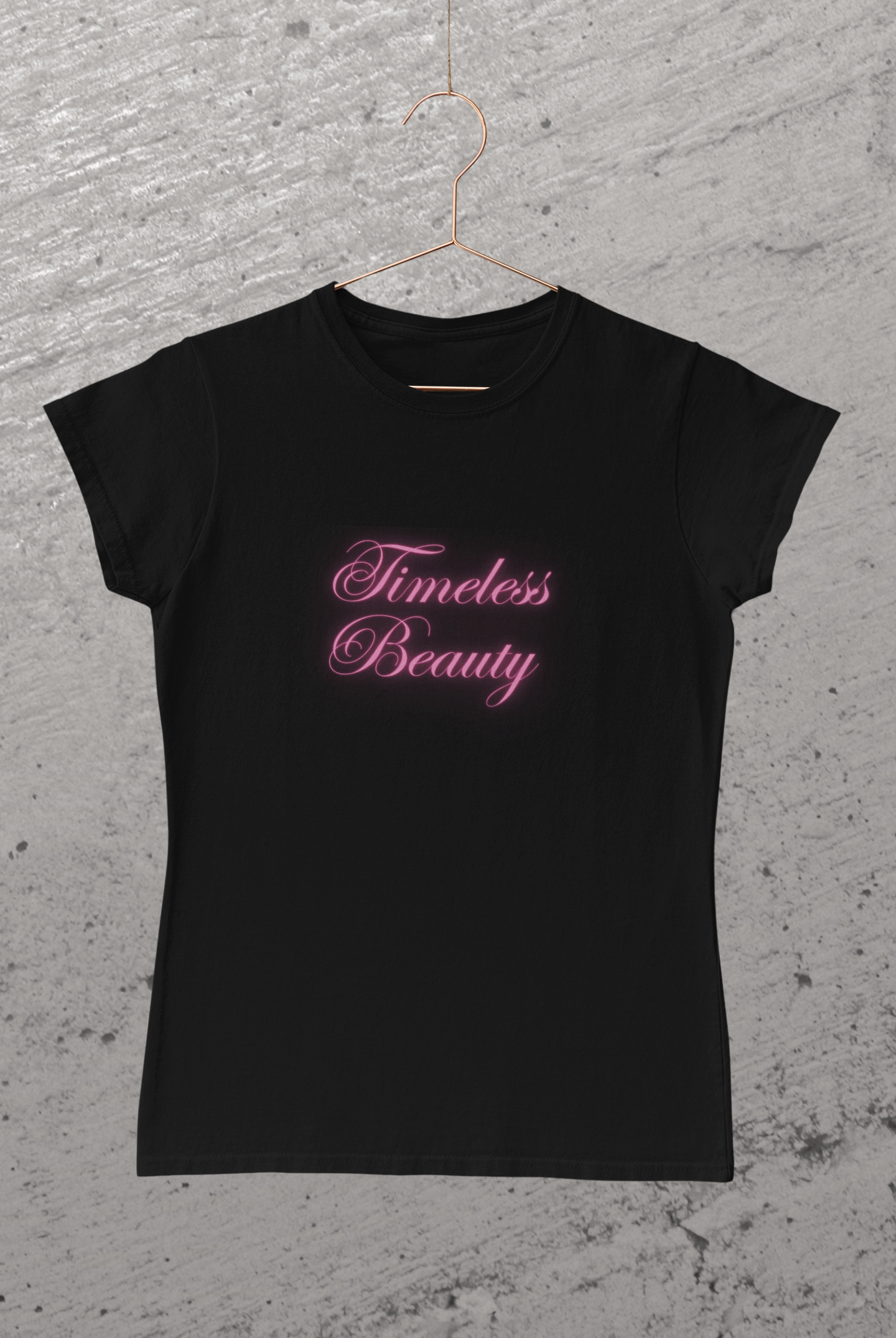 Miss Minimalism - Timeless Beauty Round Neck Tshirt