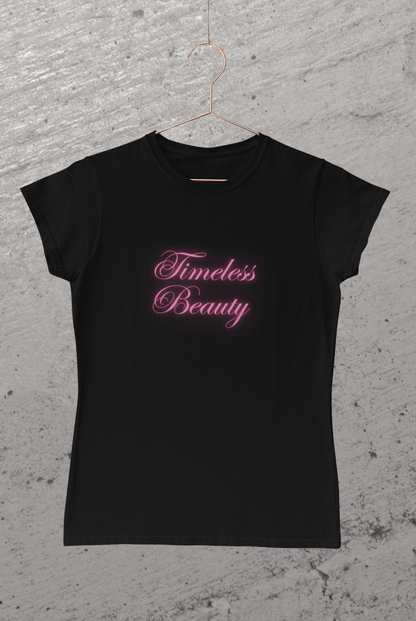 Miss Minimalism - Timeless Beauty Round Neck Tshirt