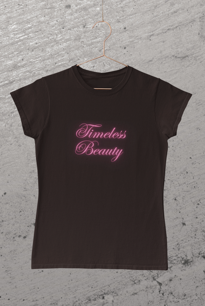 Miss Minimalism - Timeless Beauty Round Neck Tshirt